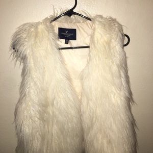 American Eagle Faux Fur Vest